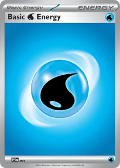 Basic Water Energy 3 — Scarlet & Violet Energies