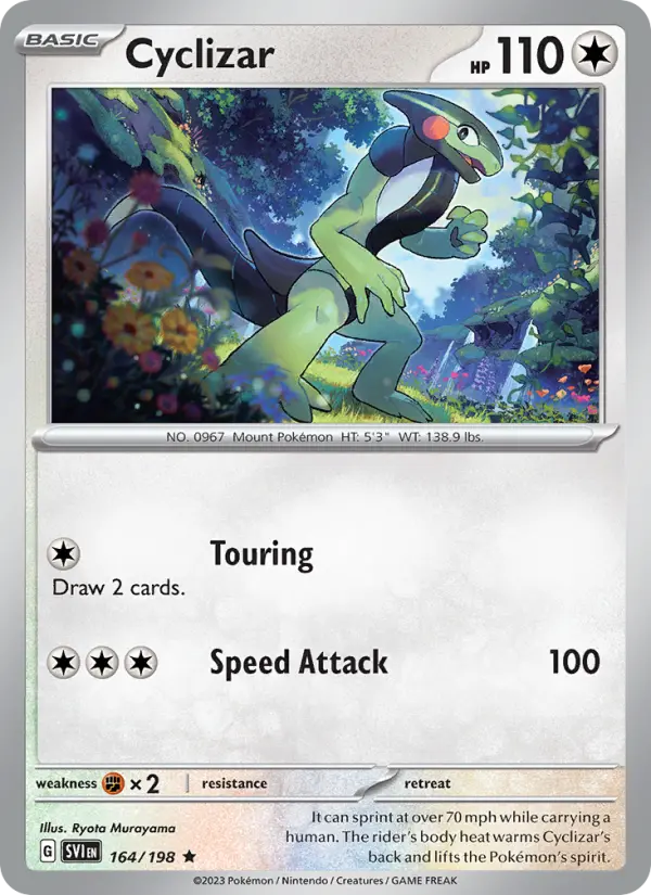 Cyclizar 164 card from Scarlet & Violet