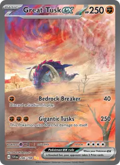 Great Tusk ex 246 — Scarlet & Violet