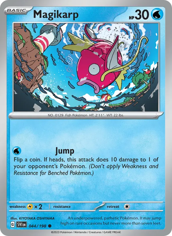 Magikarp 44 card from Scarlet & Violet