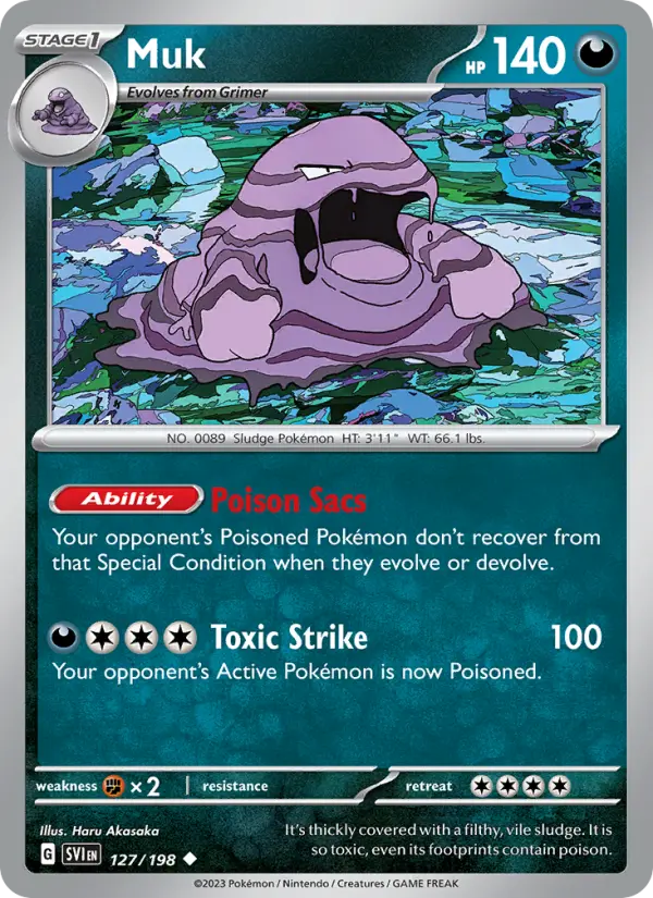 Muk 127 — Scarlet & Violet 127, Normal finish