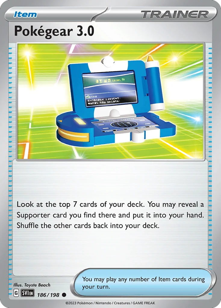 Pokégear 3.0 186 card from Scarlet & Violet