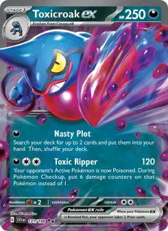 Toxicroak ex 131 — Scarlet & Violet