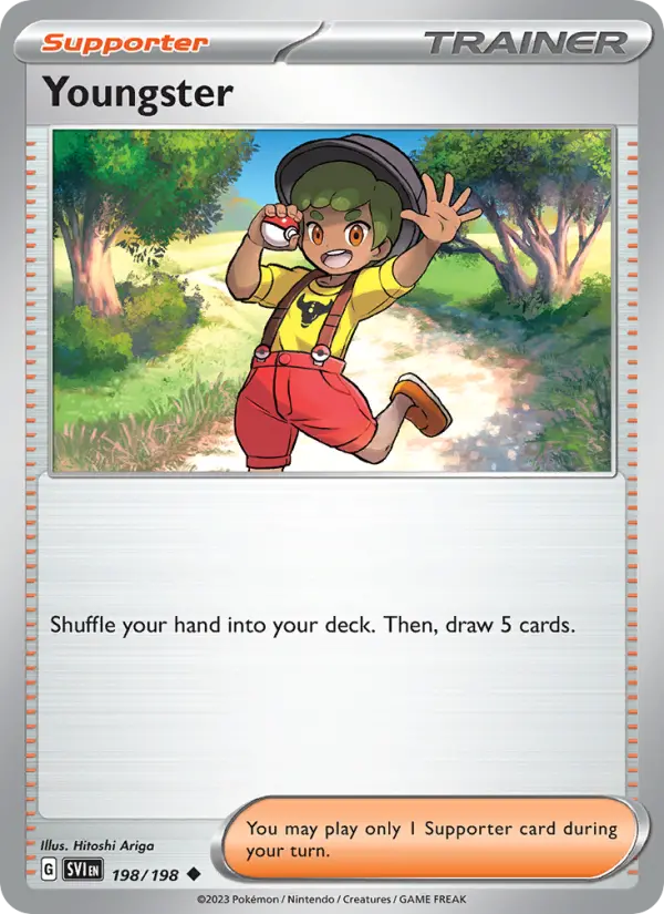 Youngster 198 — Scarlet & Violet 198, Normal finish