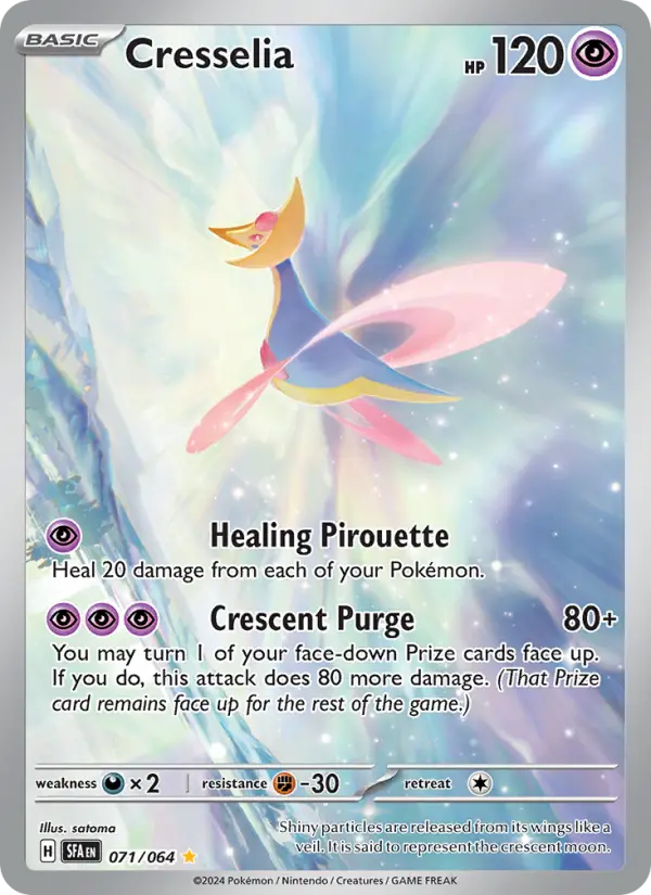 Cresselia 71 — Shrouded Fable 71, Holofoil finish