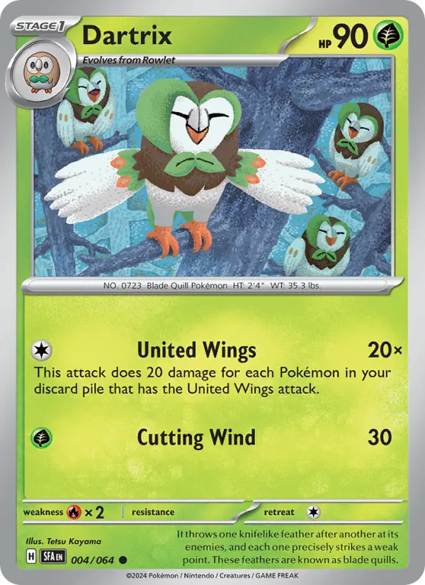 Dartrix 4 — Shrouded Fable 4, Reverse Holofoil finish