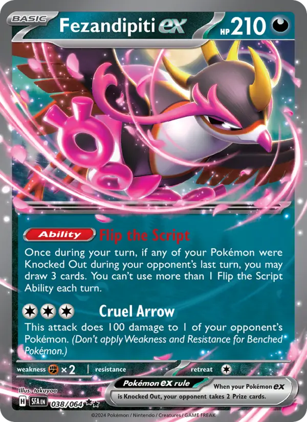 Fezandipiti ex 38 — Shrouded Fable 38, Holofoil finish