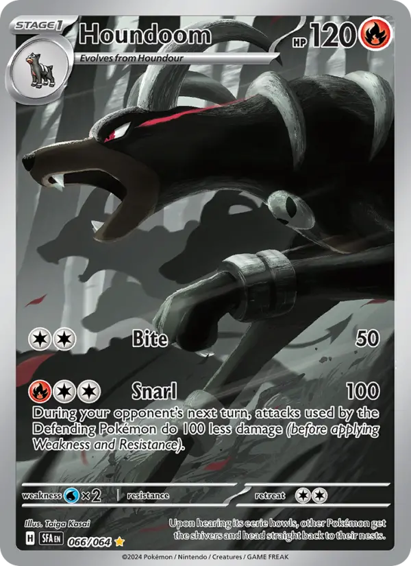 Houndoom 66 — Shrouded Fable 66, Holofoil finish