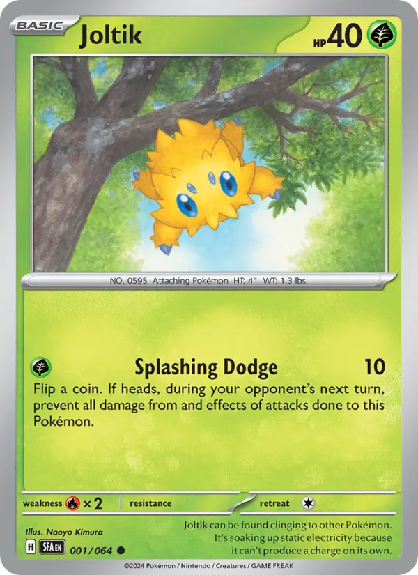 Joltik 1 card from Shrouded Fable