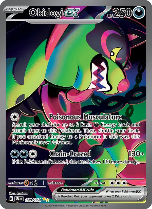 Okidogi ex 90 — Shrouded Fable 90, Holofoil finish