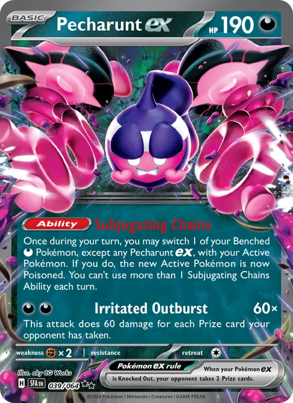 Pecharunt ex 39 card from Shrouded Fable