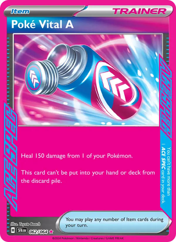 Poké Vital A 62 card from Shrouded Fable