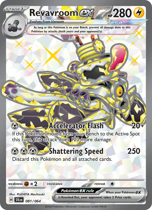 Revavroom ex 81 — Shrouded Fable 81, Holofoil finish