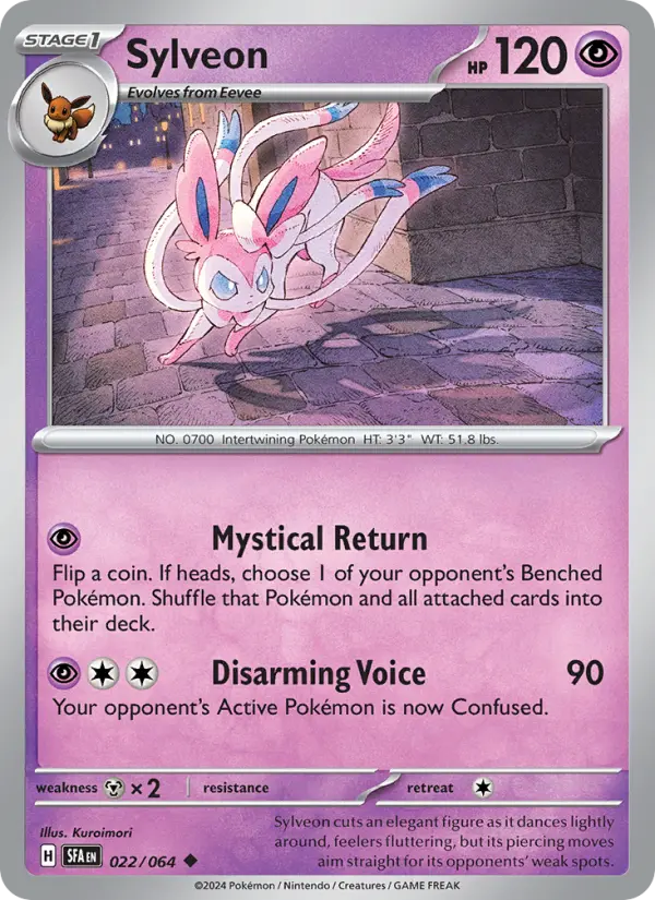Sylveon 22 — Shrouded Fable 22, Normal finish