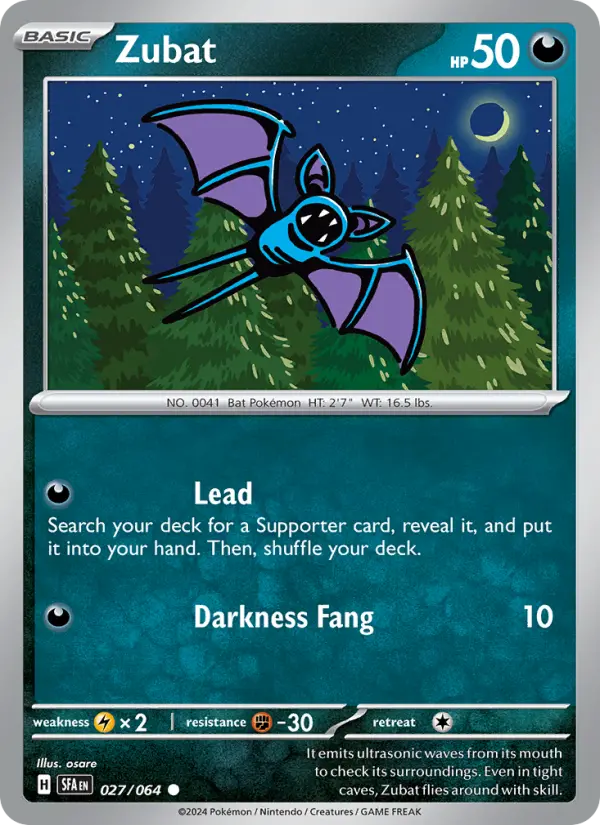 Zubat 27 — Shrouded Fable 27, Normal finish