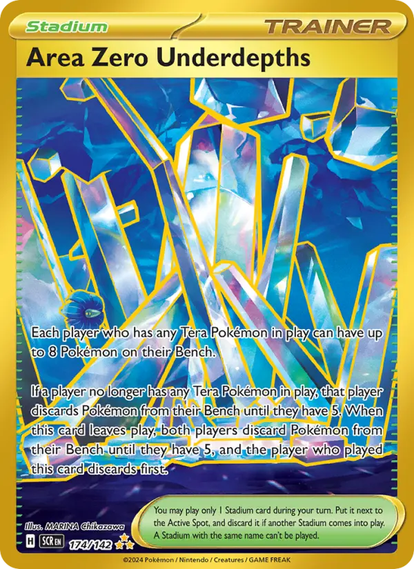 Area Zero Underdepths 174 — Stellar Crown 174, Holofoil finish