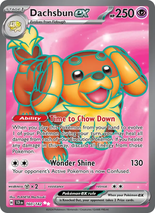 Dachsbun ex 160 card from Stellar Crown