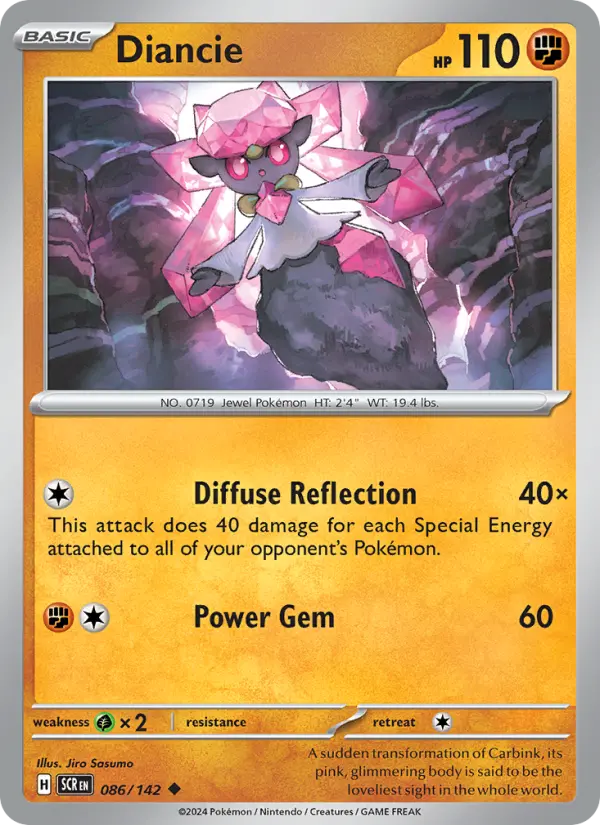 Diancie 86 — Stellar Crown 86, Normal finish