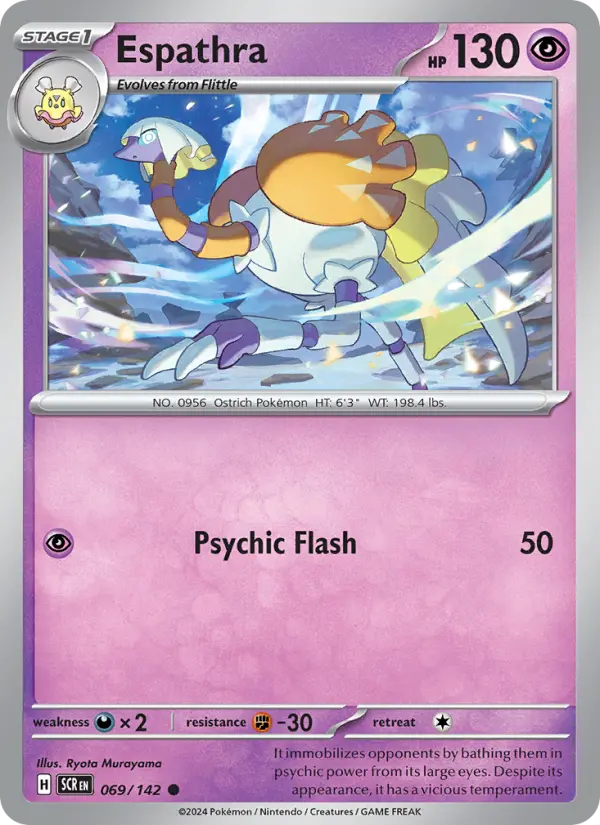 Espathra 69 card from Stellar Crown