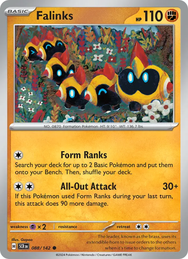 Falinks 88 — Stellar Crown 88, Normal finish