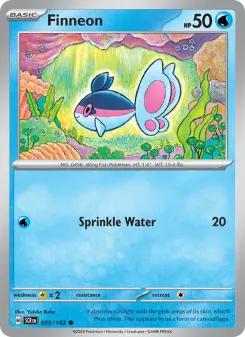 Finneon 35 — shown as an example of the Reverse Holofoil finish