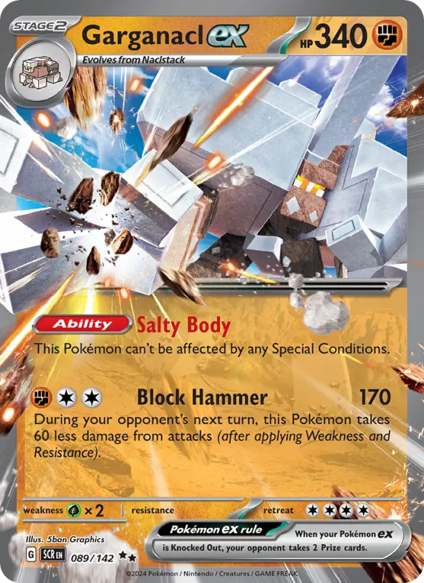 Garganacl ex 89 — Stellar Crown 89, Holofoil finish
