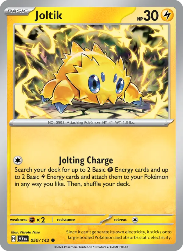Joltik 50 card from Stellar Crown