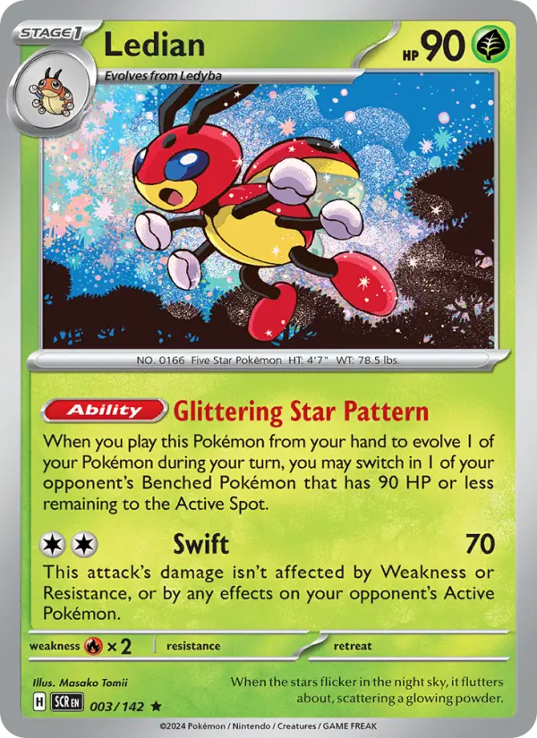 Ledian 3 — Stellar Crown 3, Holofoil finish
