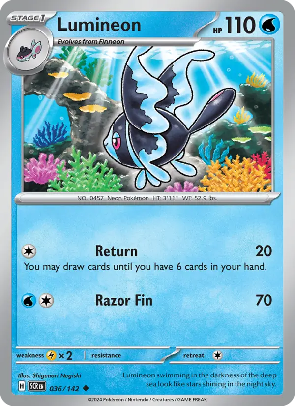 Lumineon 36 card from Stellar Crown