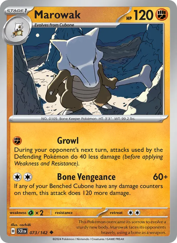 Marowak 73 — Stellar Crown 73, Normal finish