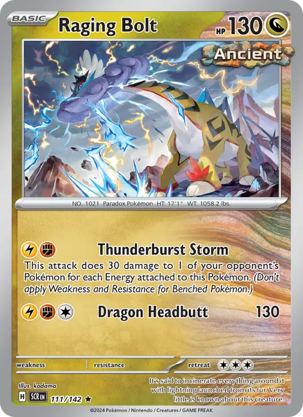 Raging Bolt 111 — Stellar Crown 111, Holofoil finish