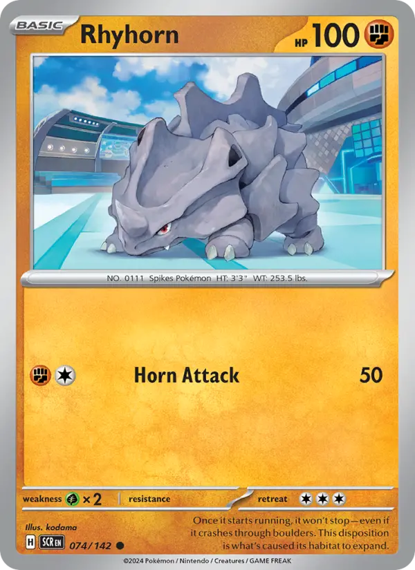 Rhyhorn 74 — Stellar Crown 74, Normal finish