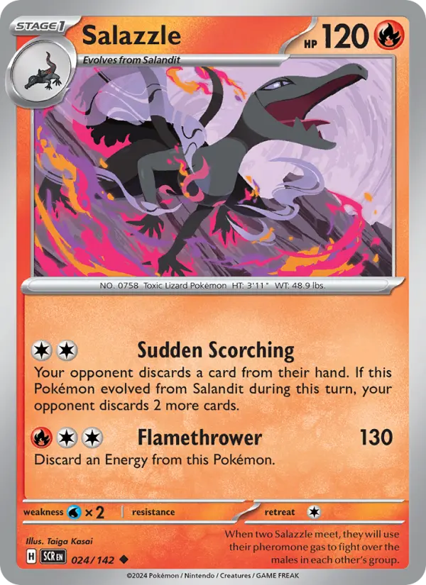 Salazzle 24 card from Stellar Crown