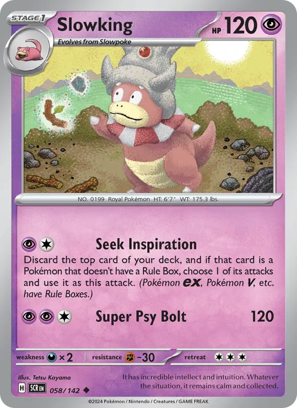 Slowking 58 — Stellar Crown 58, Normal finish