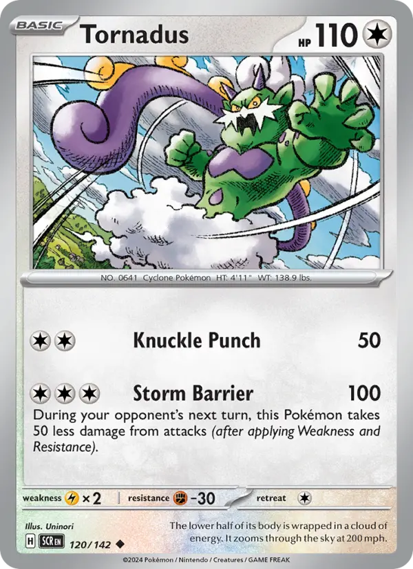 Tornadus 120 card from Stellar Crown