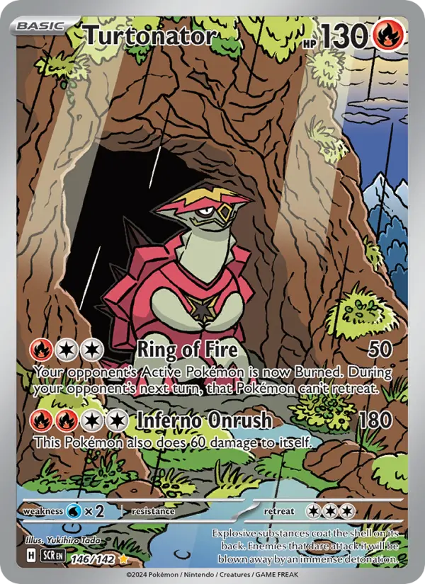 Turtonator 146 card from Stellar Crown