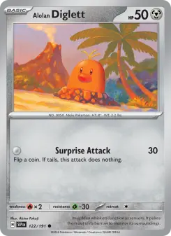 Alolan Diglett — Surging Sparks #122