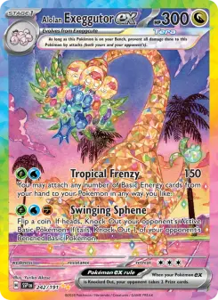Alolan Exeggutor ex — Surging Sparks #242