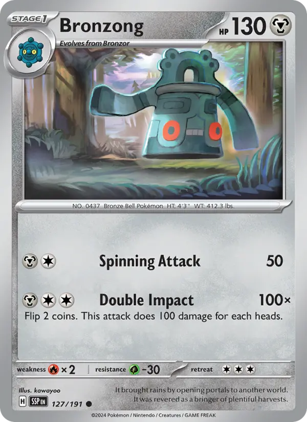 Bronzong 127 — Surging Sparks 127, Normal finish