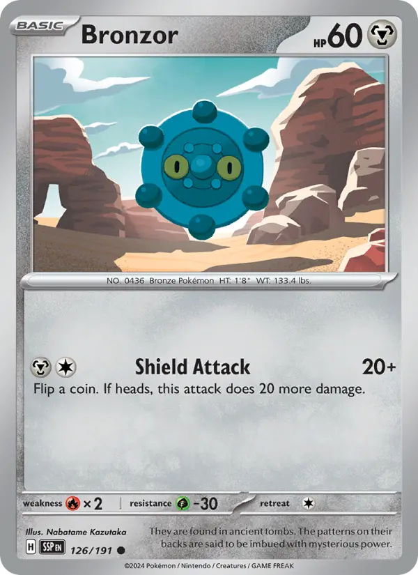 Bronzor 126 — Surging Sparks 126, Normal finish