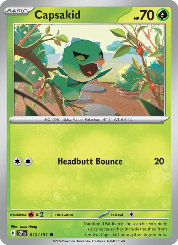 Capsakid 12 card from Surging Sparks