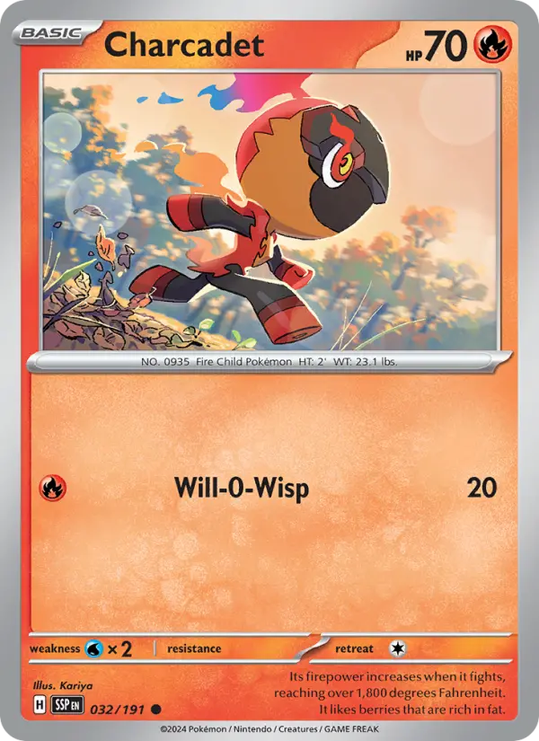 Charcadet 32 card from Surging Sparks