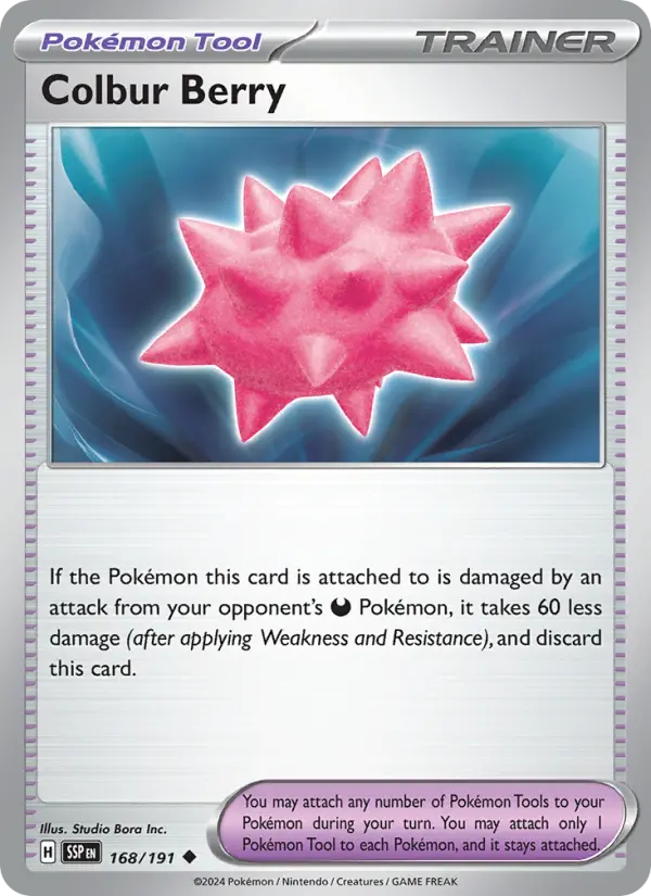 Colbur Berry 168 — Surging Sparks 168, Normal finish
