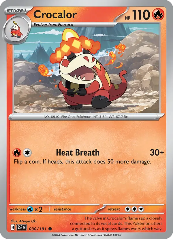 Crocalor 30 — Surging Sparks 30, Normal finish