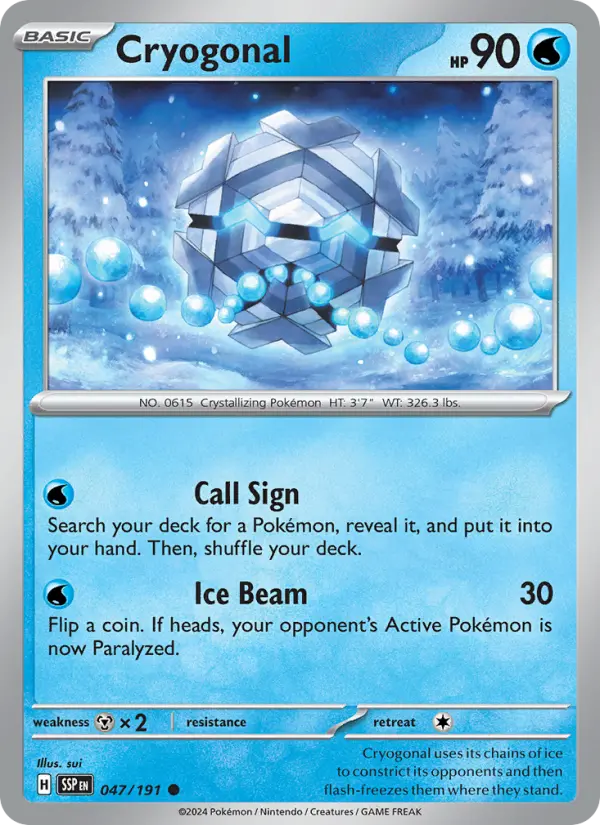 Cryogonal 47 — Surging Sparks 47, Normal finish