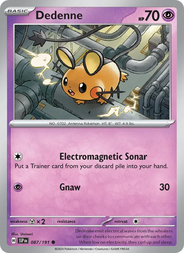 Dedenne 87 — Surging Sparks 87, Normal finish