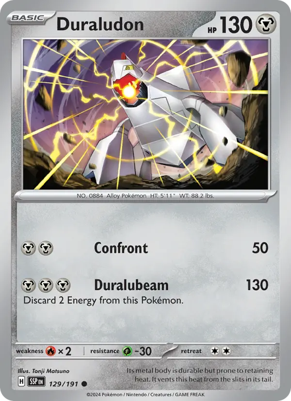 Duraludon 129 — Surging Sparks 129, Normal finish