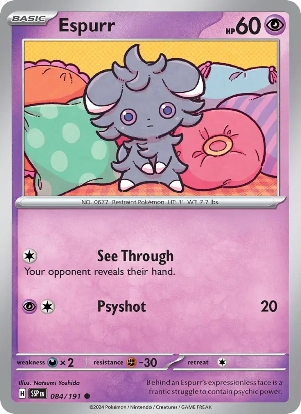 Espurr 84 — Surging Sparks 84, Normal finish