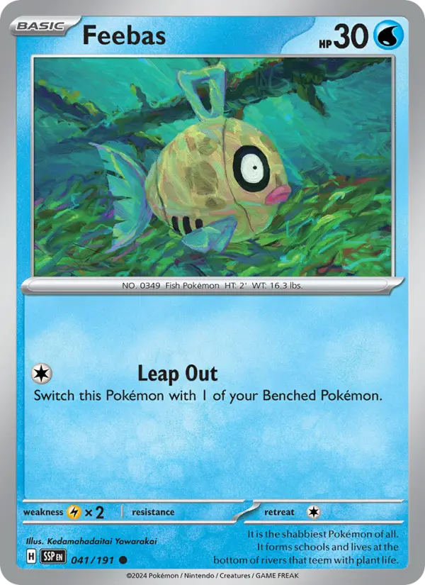 Feebas 41 — Surging Sparks 41, Normal finish