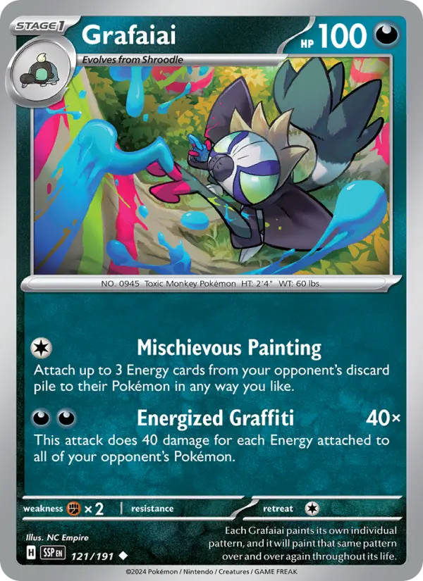 Grafaiai 121 — Surging Sparks 121, Normal finish